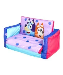 Bluey Inflatable Flip Out Mini Sofa Bed/Chair 68cm Kids/Toddlers Indoor/Camping