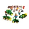John Deere Fun On The Farm Play Set/Trucks/Trail/Toy/Kids/Children Game 24piece