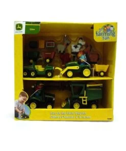 John Deere Fun On The Farm Play Set/Trucks/Trail/Toy/Kids/Children Game 24piece 7 John Deere Fun On The Farm Play Set/Trucks/Trail/Toy/Kids/Children Game 24piece -Cheap Toys Store 858713680 4 720x928