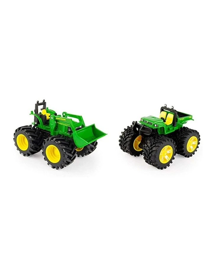 John Deere Monster Treads Loader & Gator Set Kids Interaactive Farm Toys 3years 12cm 1 John Deere Monster Treads Loader & Gator Set Kids Interaactive Farm Toys 3years 12cm