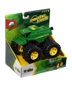 John Deere Monster Treads Tyres Light/Sound Interactive Kids Farm Toy 3years 15cm