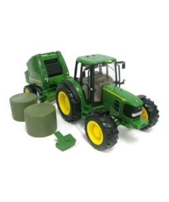 John Deere Big Farm Tractor & Hay Baler/Toy/Kids/Children/Play/ Ertl 1:16 3years -Cheap Toys Store 858716650 4 720x928