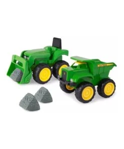 John Deere Sanbox Dump Truck/Tractor Vehicle Set Kids Interactive Farm Toy 18months