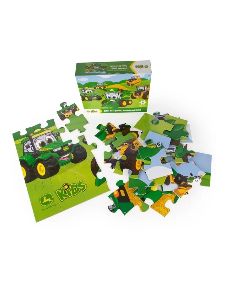John Deere Kids Giant 91x61cm Fun Tractor/Farm Jigsaw Floor Puzzle 36pc 3 John Deere Kids Giant 91x61cm Fun Tractor/Farm Jigsaw Floor Puzzle 36pc - Image 3