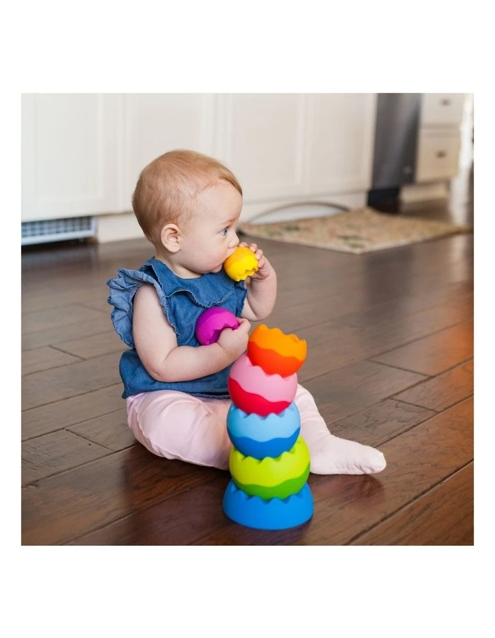 FAT BRAIN TOY CO. Tobbles Neo 6m-4y for Baby/Kids/BPA Free Stackable/Stacking Toy 6 FAT BRAIN TOY CO. Tobbles Neo 6m-4y for Baby/Kids/BPA Free Stackable/Stacking Toy - Image 6