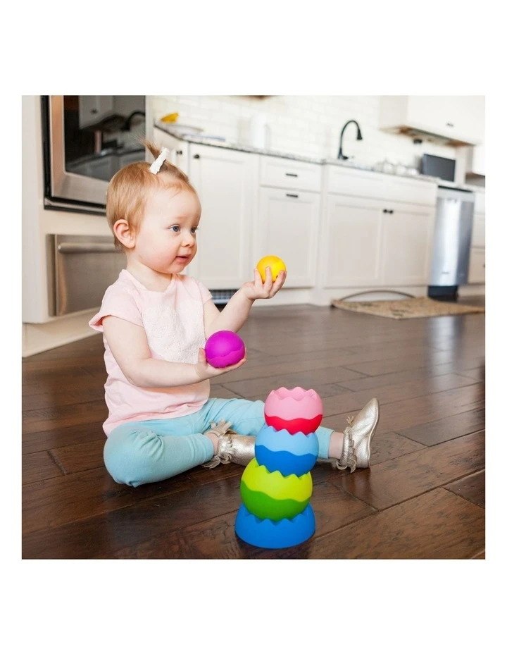 FAT BRAIN TOY CO. Tobbles Neo 6m-4y for Baby/Kids/BPA Free Stackable/Stacking Toy 7 FAT BRAIN TOY CO. Tobbles Neo 6m-4y for Baby/Kids/BPA Free Stackable/Stacking Toy - Image 7