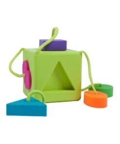 FAT BRAIN TOY CO. OombeeCube for Baby/Infants 10-36m Rubbery Shapes Sorting Toys -Cheap Toys Store 864009460 7 720x928