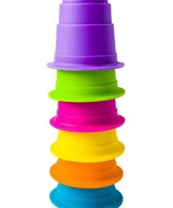 FAT BRAIN TOY CO. Suction Kupz For 12m-5y Kids/Toddler Silicone Stacking Cups Toy 9 FAT BRAIN TOY CO. Suction Kupz For 12m-5y Kids/Toddler Silicone Stacking Cups Toy -Cheap Toys Store 864010090 3 720x928