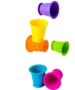FAT BRAIN TOY CO. Suction Kupz For 12m-5y Kids/Toddler Silicone Stacking Cups Toy 11 FAT BRAIN TOY CO. Suction Kupz For 12m-5y Kids/Toddler Silicone Stacking Cups Toy -Cheap Toys Store 864010090 5 720x928