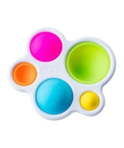 FAT BRAIN TOY CO. Dimpl For 10m-24m Babies/Infants Colour Pop Sensory Bubble Toy