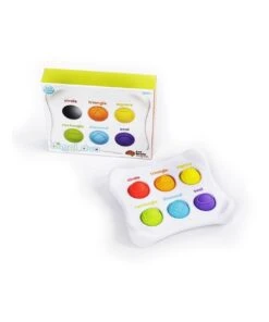 FAT BRAIN TOY CO. Dimpl Duo 1-4y Kids/Baby Shape/Colour Pop Silicone Sensory Toy -Cheap Toys Store 864010270 4 720x928