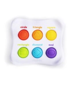 FAT BRAIN TOY CO. Dimpl Duo 1-4y Kids/Baby Shape/Colour Pop Silicone Sensory Toy -Cheap Toys Store 864010270 5 720x928