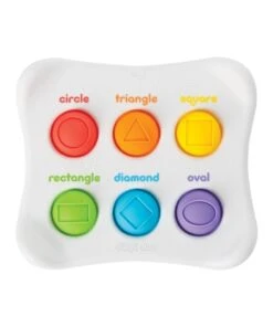 FAT BRAIN TOY CO. Dimpl Duo 1-4y Kids/Baby Shape/Colour Pop Silicone Sensory Toy -Cheap Toys Store 864010270 6 720x928
