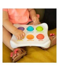 FAT BRAIN TOY CO. Dimpl Duo 1-4y Kids/Baby Shape/Colour Pop Silicone Sensory Toy -Cheap Toys Store 864010270 7 720x928