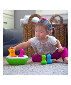 FAT BRAIN TOY CO. Spinny Pins For 18m-4y Baby/Infant/Children W/ Bowl & Pins Toys -Cheap Toys Store 864010450 6 720x928
