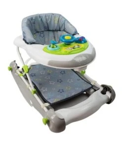 Aussie Baby Bright Stars 2-In-1 Baby Walker Rocker