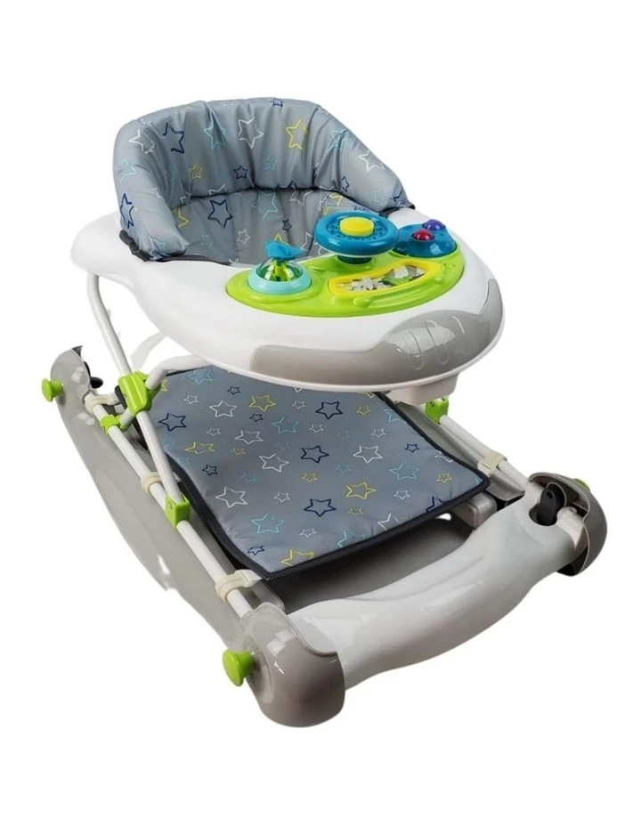 Aussie Baby Bright Stars 2-In-1 Baby Walker Rocker 1 Aussie Baby Bright Stars 2-In-1 Baby Walker Rocker