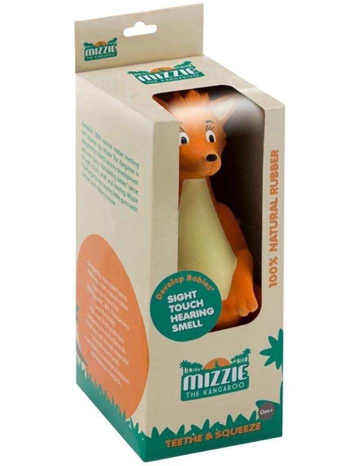 Mizzie The Kangaroo Baby Teething Toy 100% Natural Rubber 4 Mizzie The Kangaroo Baby Teething Toy 100% Natural Rubber - Image 4