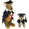 MIG Consolidated Rocky Graduation Kangaroo Soft Toy And Keyring