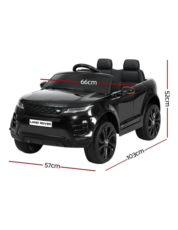 Rigo Kids Ride On Car Licensed Land Rover 12V Black 4 Rigo Kids Ride On Car Licensed Land Rover 12V Black - Image 4