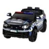 Rigo Kid Ride On Patrol Police Electric Car Black