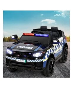 Rigo Kid Ride On Patrol Police Electric Car Black -Cheap Toys Store 888193360 3 720x928