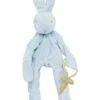 Bunnies By The Bay Silly Buddy Plain Blue Pacifier Holder Toy