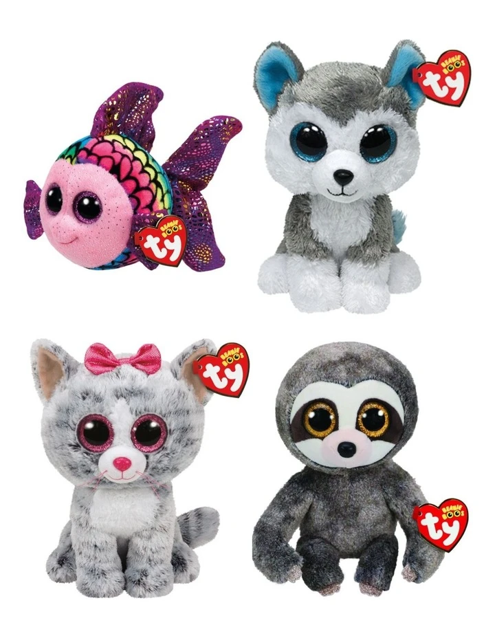 Ty Beanie Boo Medium Plush Toy (Randomly Selected) 1 Ty Beanie Boo Medium Plush Toy (Randomly Selected)