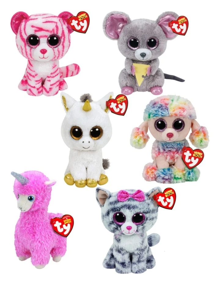 Ty Beanie Boos Plush Toy (Randomly Selected) 1 Ty Beanie Boos Plush Toy (Randomly Selected)