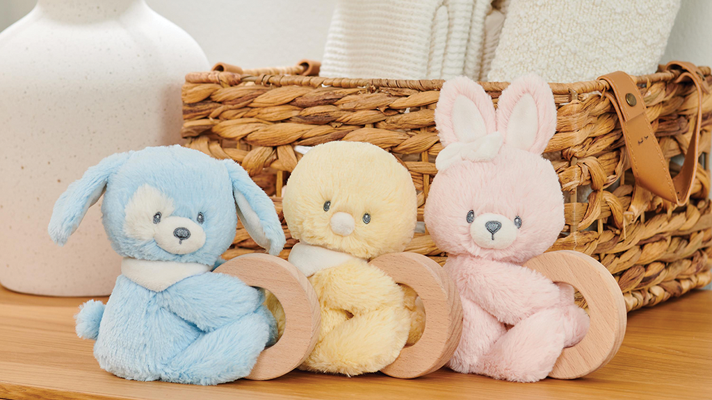 Cheap Toys Store -Cheap Toys Store GUND SUSTAINABLY SOFT PLUSH RING RATTLES TI 2024 1